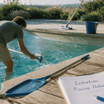 enlever algues piscine naturellement