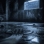 Forte pluie eau qui remonte sous-sol
