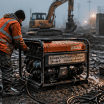 groupe electrogene chantier sur site