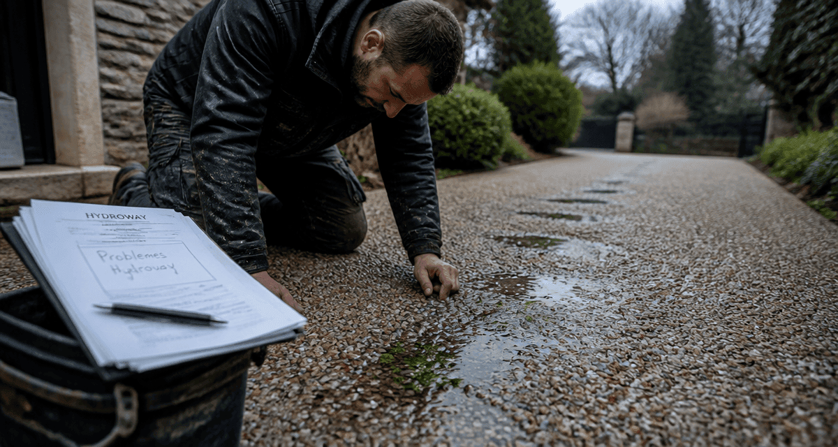 hydroway problème artisan inspecte allée abîmée