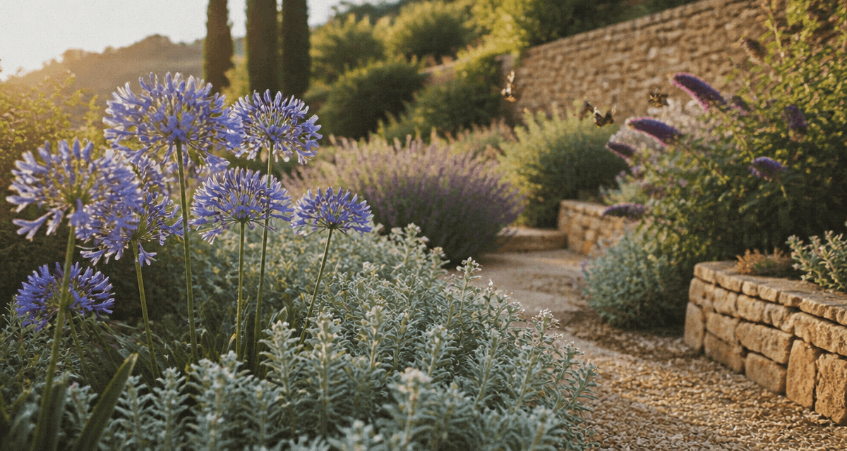 jardin sec plantes plein soleil sans arrosage