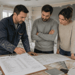 les artisans du batiment en pleine rénovation