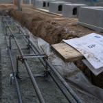 Fondation mur de cloture : semelle 40 cm et parpaings