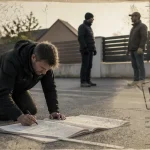 Geometre bornage : bornage de limites, plan cadastral et voisins près d’une clôture
