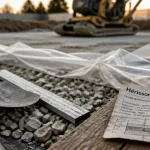 Gravier sous dalle 20/40 en hérisson, pour éviter les fissures sous dalle béton