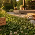 Par quoi remplacer le gazon tapis de trèfle et Lippia