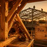 prix m2 charpente bois métal chantier