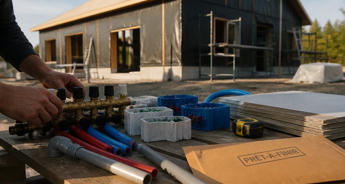 Prix maison Mikit : prêt-à-finir 30 % sur chantier