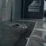 Refoulement canalisation : eau trouble de douche qui remonte et déborde