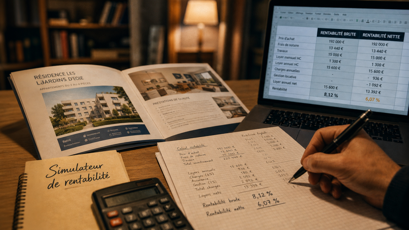 Comment devenir investisseur immobilier : 5 décisions avant le premier achat, étude rentabilité appartement