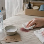 Comment enlever sang sur matelas : eau froide et bicarbonate