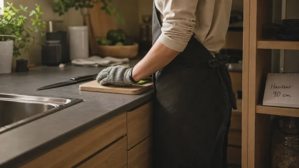 Hauteur d’un plan de travail de cuisine : 90 cm n’est qu’un point de départ