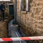 Drainage d’une maison ancienne : tranchée et devis, drainage maison ancienne prix