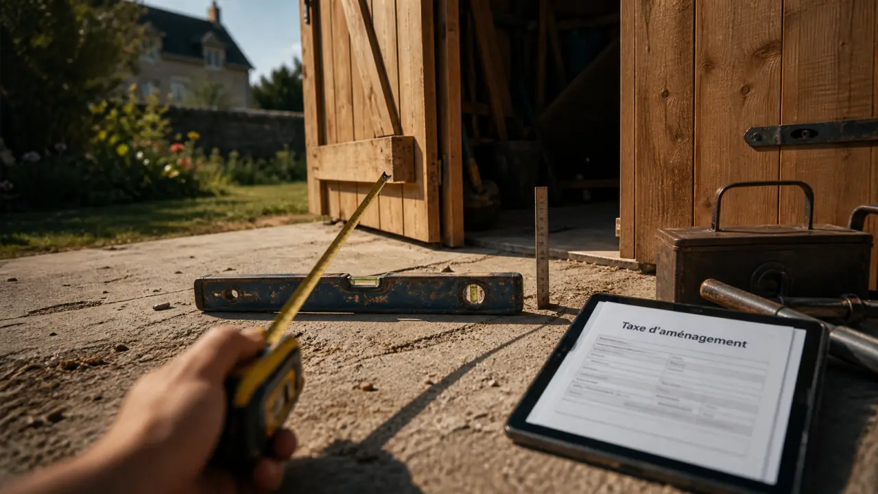 Taxe aménagement abri de jardin : seuils et calcul