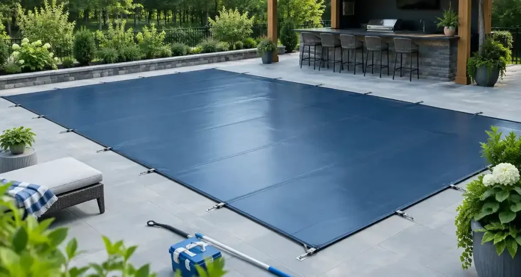 Bâche à barres pour piscine : sécuriser son bassin et simplifier son entretien